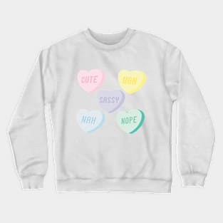 Mood Swings Candy Heart Crewneck Sweatshirt